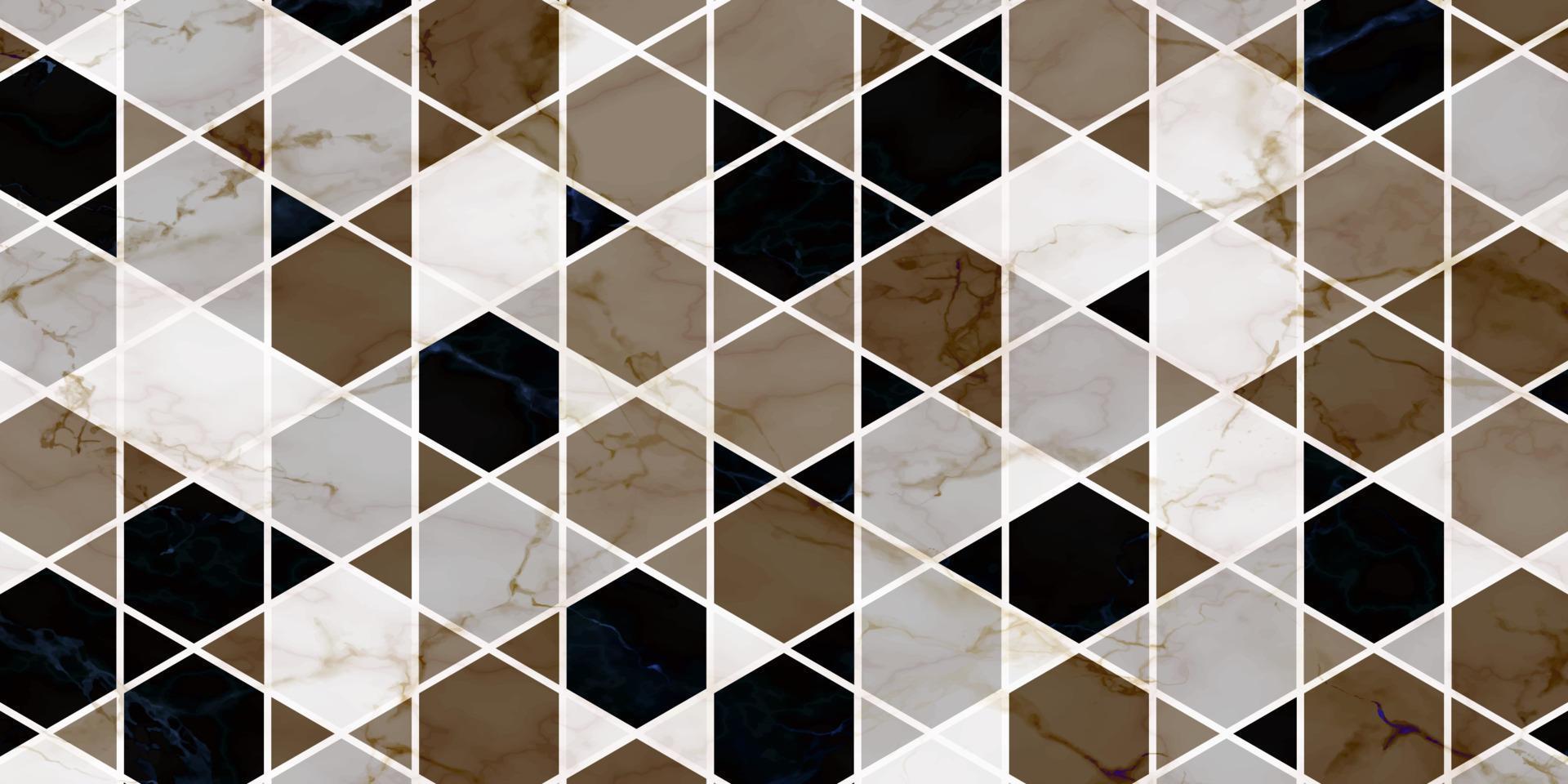 padrão geométrico com forma poligonal e textura de mármore vetor
