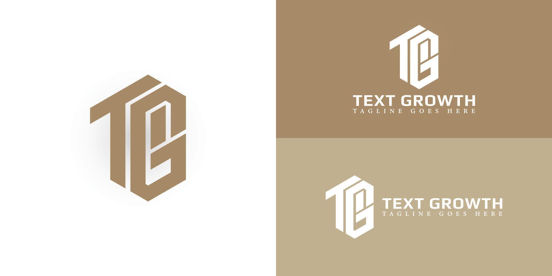 abstrato carta tg ou gt hexágono logotipo Projeto vetor ilustração modelo dentro ouro cor apresentado com múltiplo fundo cores. a logotipo é adequado para o negócio e consultando logotipo Projeto modelo