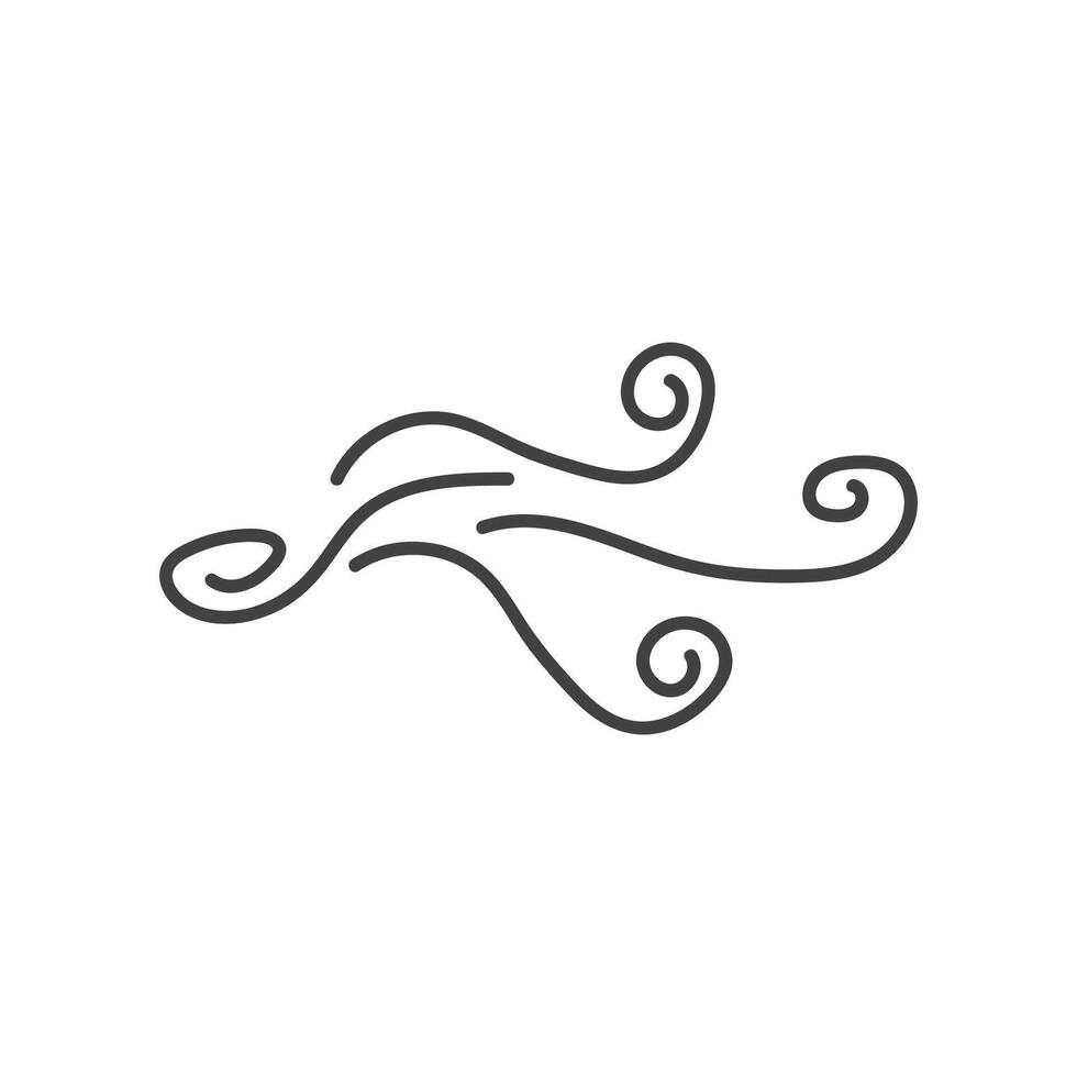 vento logotipo vetor modelo ilustração