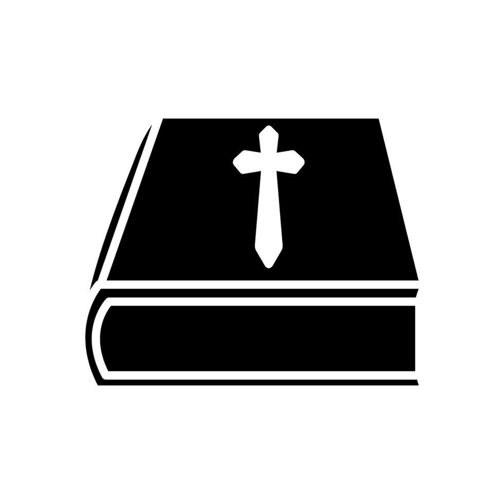 Bíblia ícone vetor. religião ilustração placa. fé símbolo ou logotipo. vetor