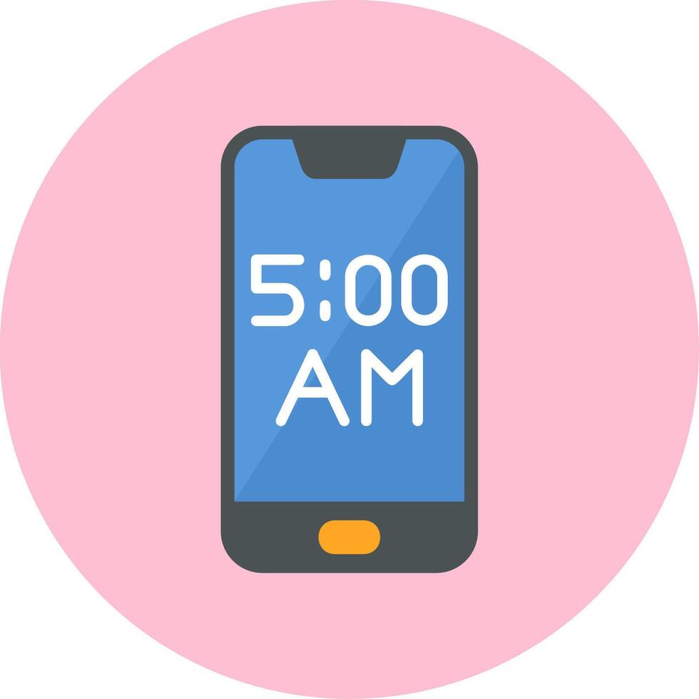 Smartphone alarme vecto ícone vetor