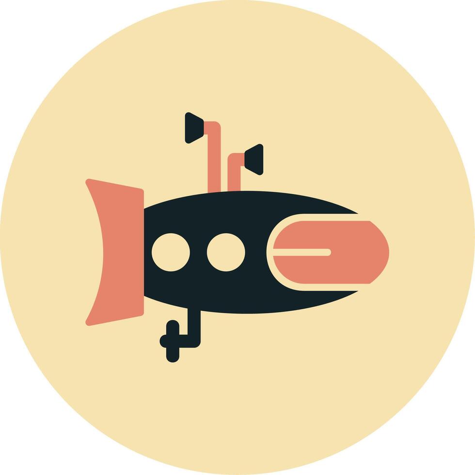 submarino vecto ícone vetor