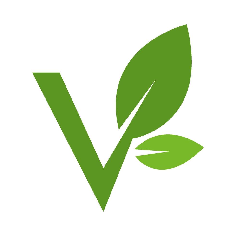 design de logotipo de ícone de folha vetor