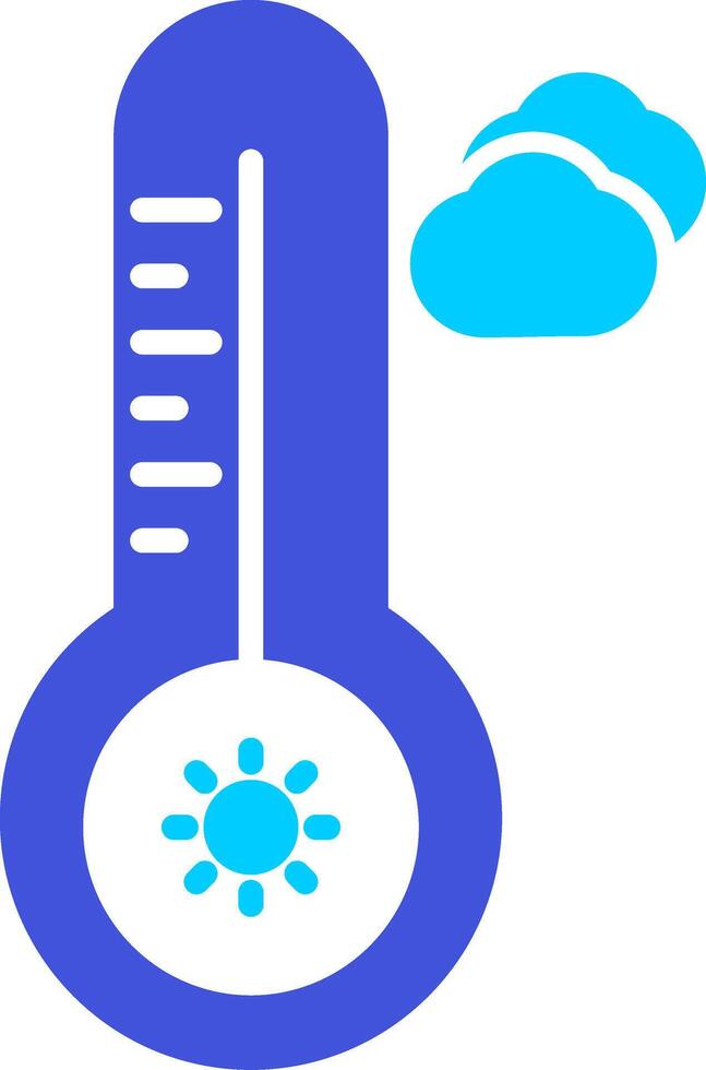 temperatura quente vecto ícone vetor