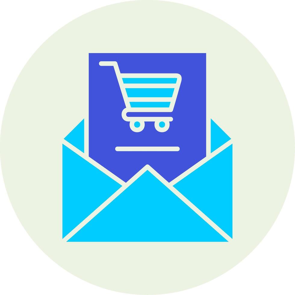 compras o email vecto ícone vetor