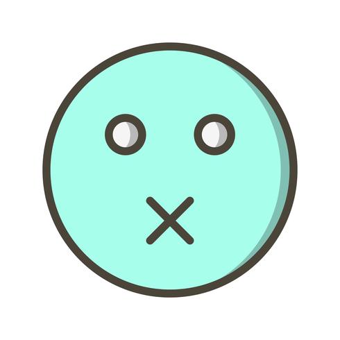 Mudo Emoji Vector Icon