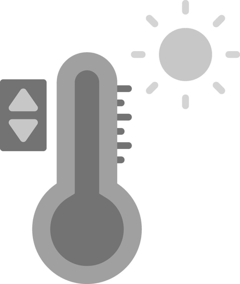 temperatura ao controle vecto ícone vetor