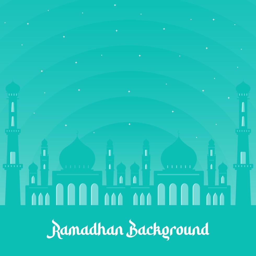 verde mesquita Ramadã fundo vetor pró para elegante e nível profissional desenhos
