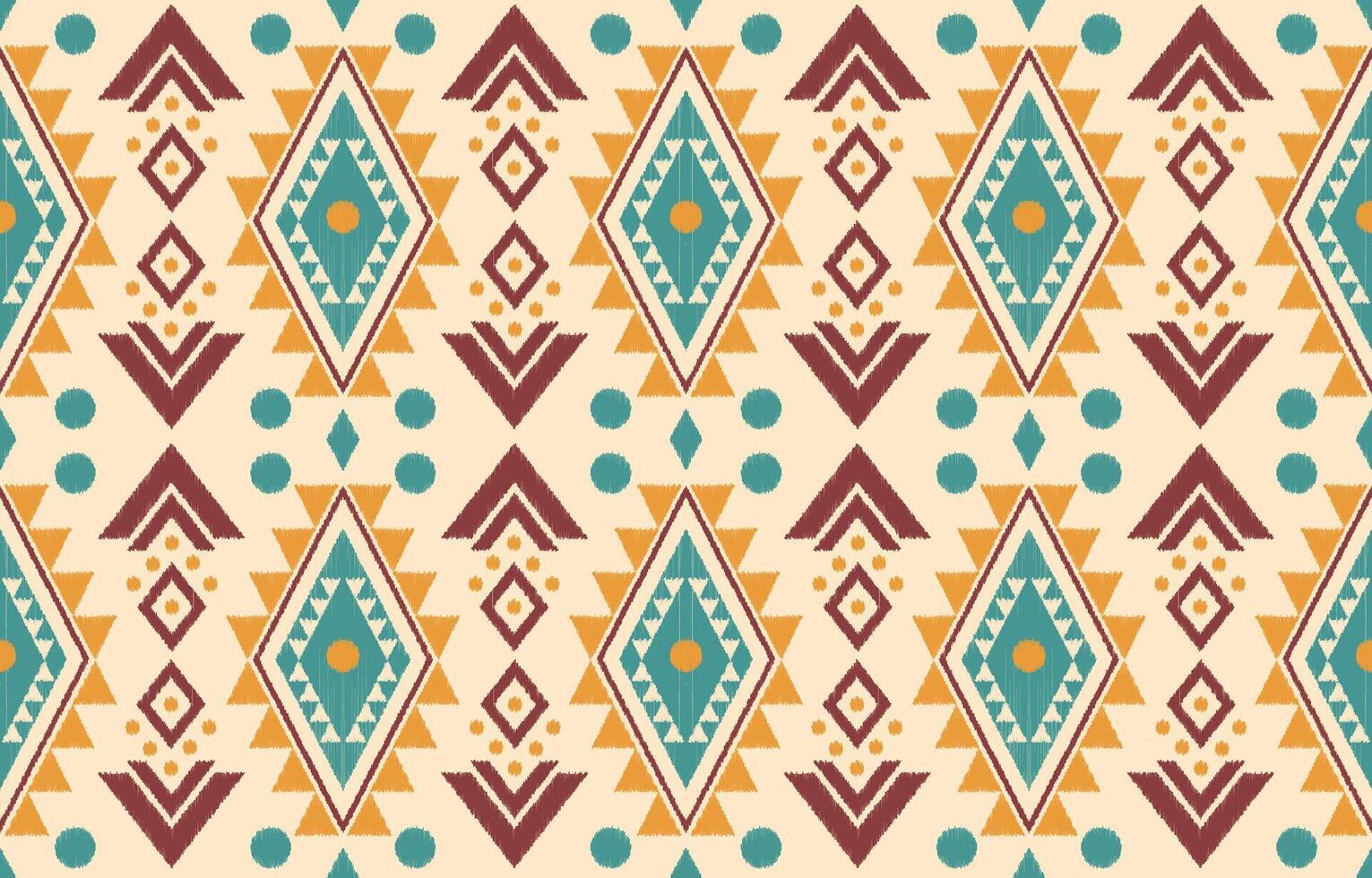 étnico abstrato ikat arte. asteca enfeite imprimir. geométrico étnico padronizar desatado cor oriental. Projeto para fundo ,cortina, tapete, papel de parede, roupas, invólucro, batik, vetor ilustração.