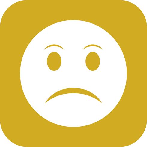 Ícone de vetor irritado Emoji