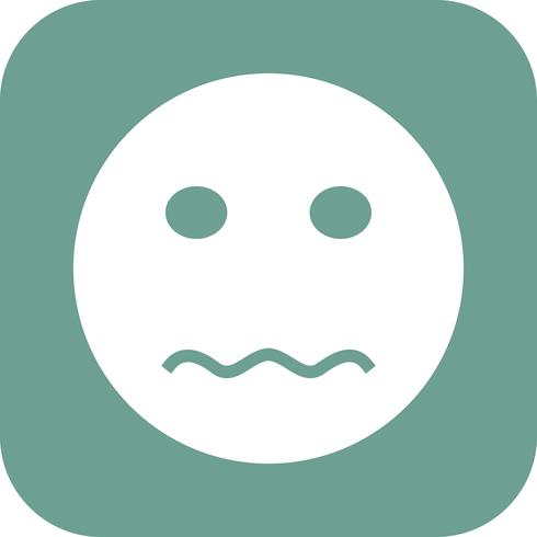 Nervoso Emoji Vector Icon