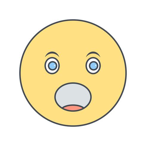 Surpresa Emoji Vector Icon