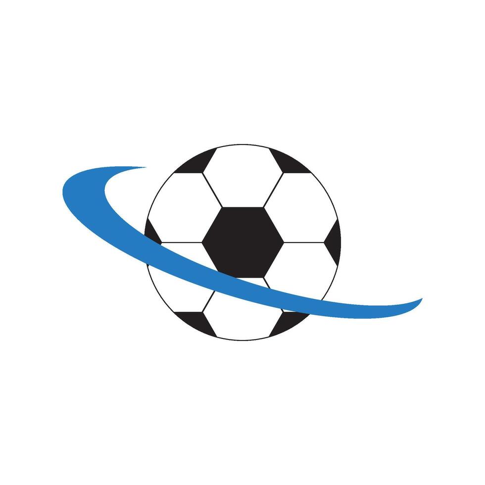 futebol e futebol logotipo vetor