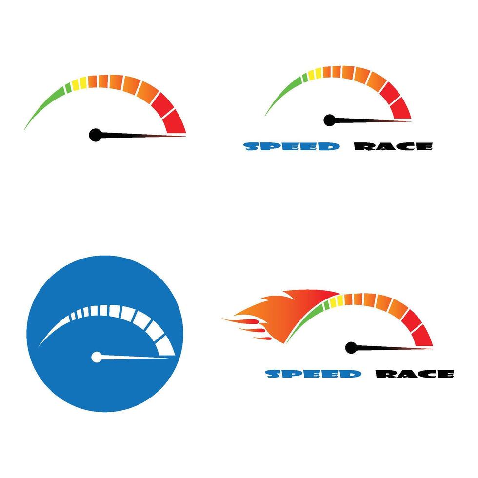 ícone de vetor de modelo de logotipo mais rápido