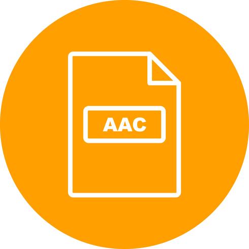 Ícone de vetor AAC