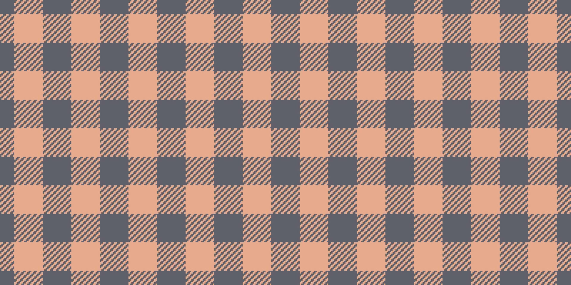minúsculo tartan Verifica tecido, decoração desatado fundo têxtil. roupa masculina xadrez vetor padronizar textura dentro pastel e laranja cores.