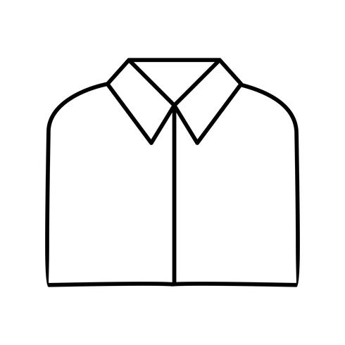 Ícone de vetor de camisa de escola