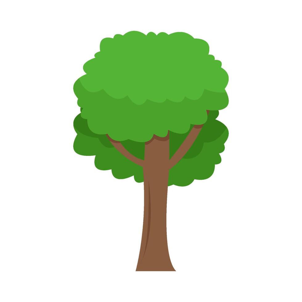 árvore verde natureza ilustração vetor