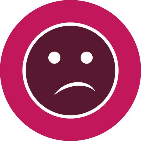 ícone de vetor emoji confuso