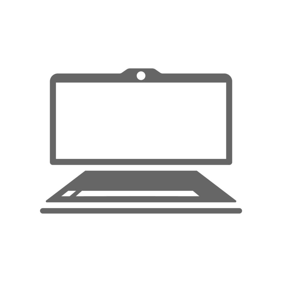 computador portátil ícone Projeto vetor modelo
