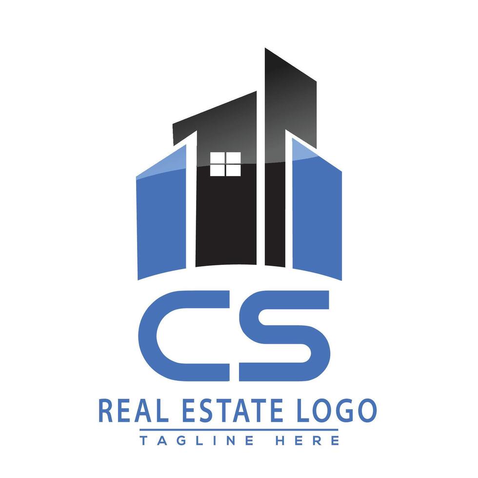 cs real Estado logotipo Projeto vetor