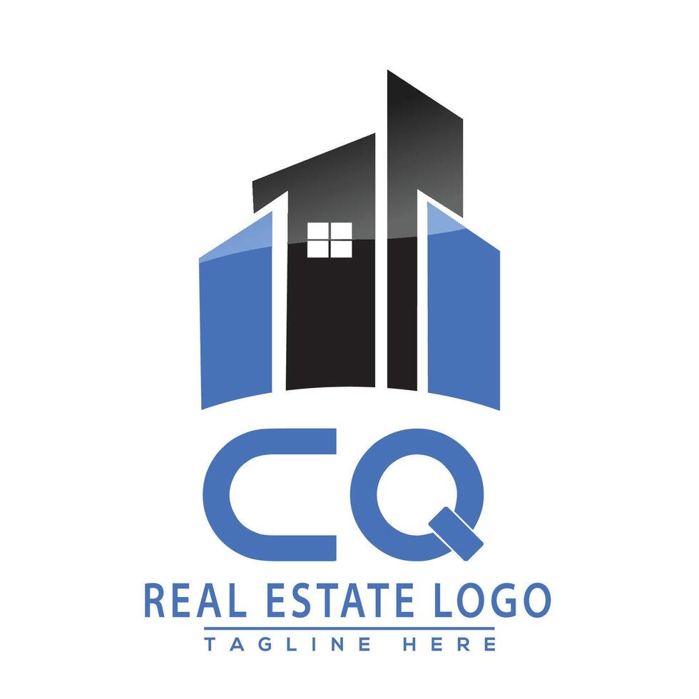 cq real Estado logotipo Projeto vetor