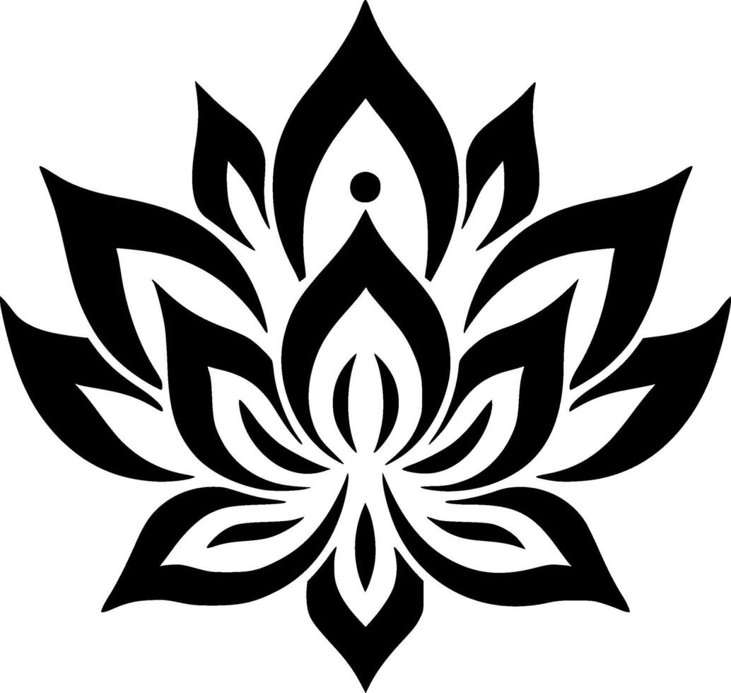 mandala - minimalista e plano logotipo - vetor ilustração