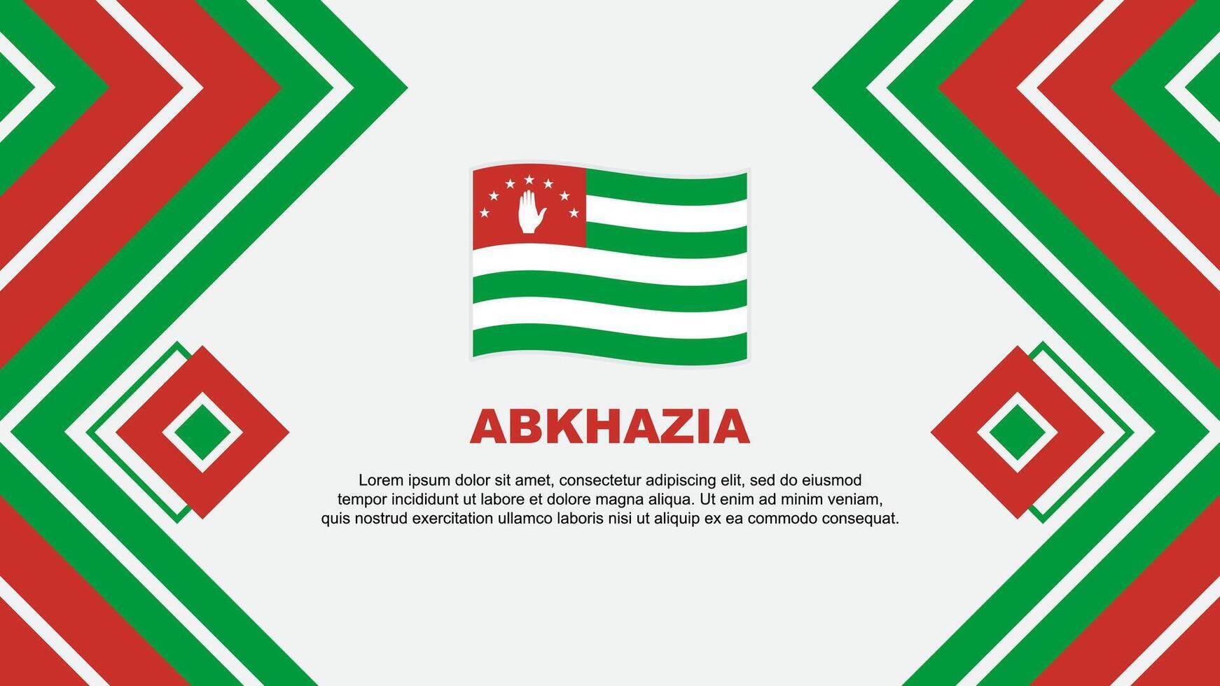 abkhazia bandeira abstrato fundo Projeto modelo. abkhazia independência dia bandeira papel de parede vetor ilustração. abkhazia Projeto