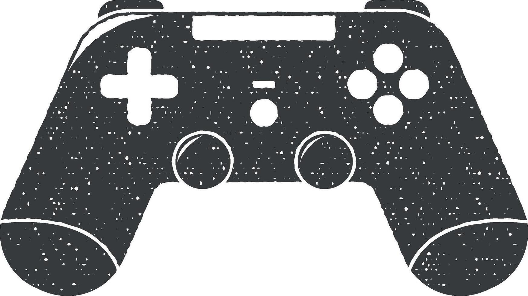 console a partir de a jogos console vetor ícone ilustração com carimbo efeito