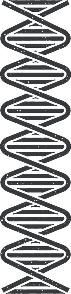 gene vetor ícone ilustração com carimbo efeito