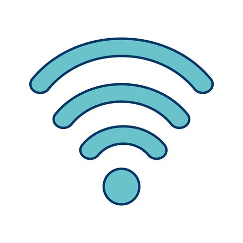 Ícone de vetor de Wi-Fi