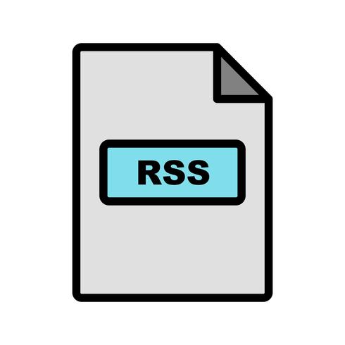 RSS ícone de vetor