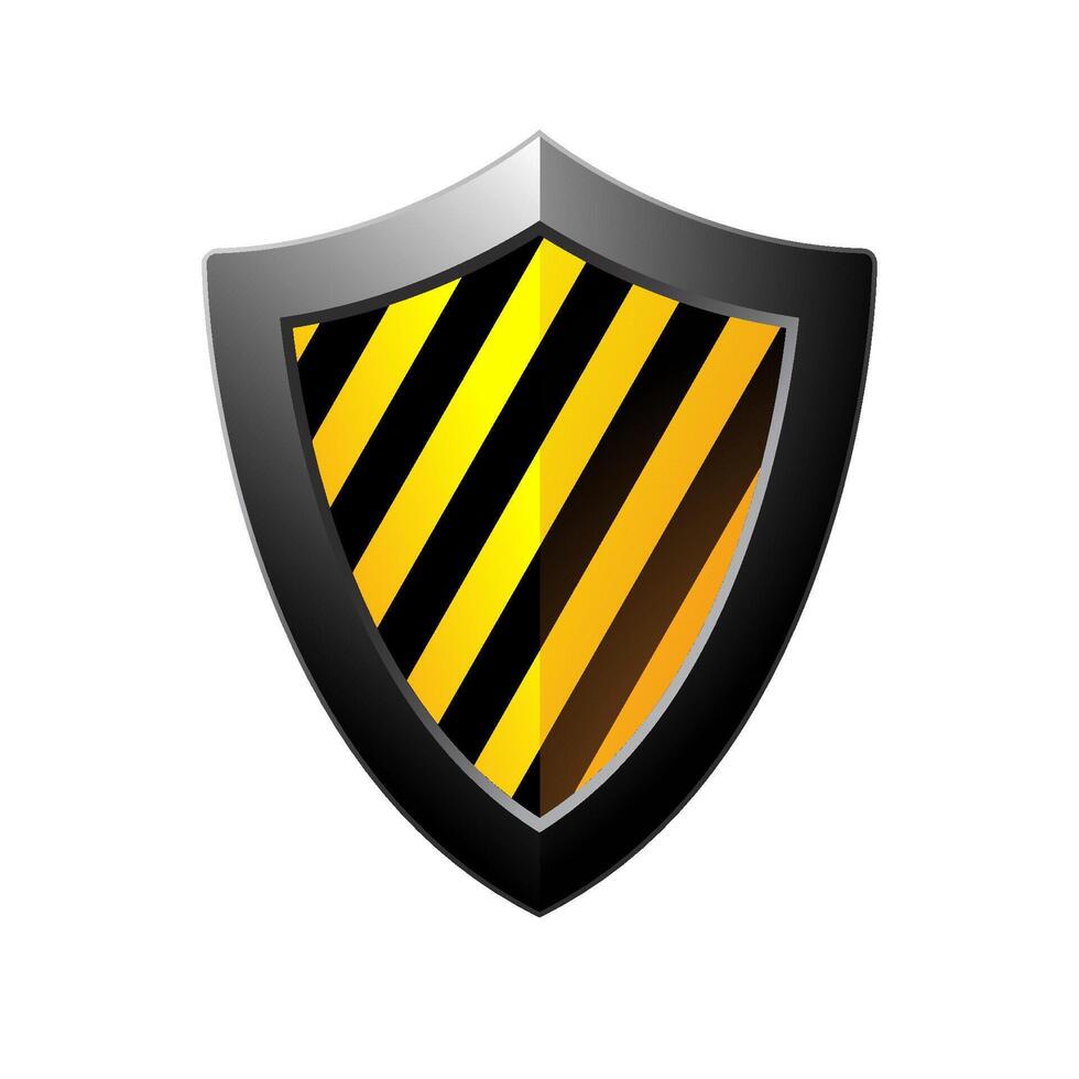 escudo ícone dentro cor. proteção computador antivírus vetor