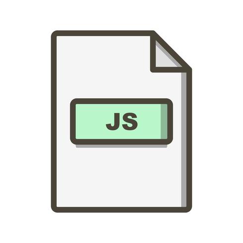 Ícone de vetor JS
