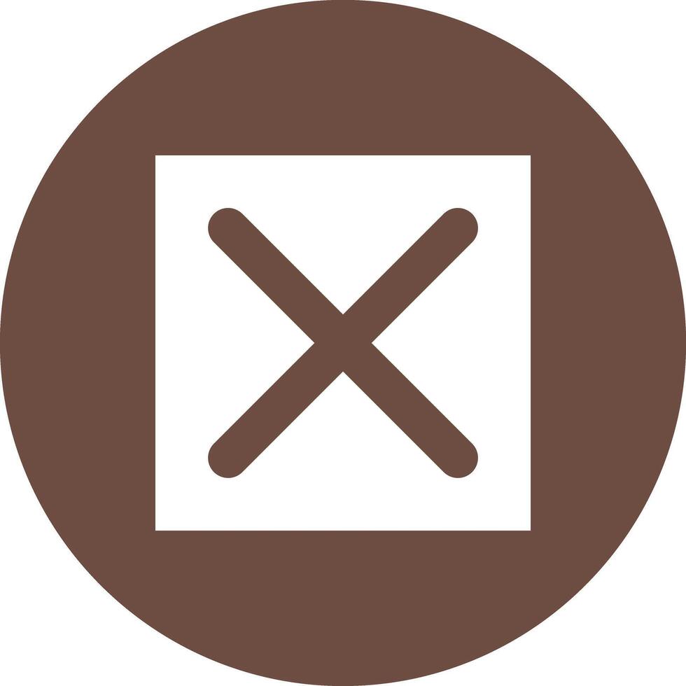 Cruz marca botão ícone vetor imagem. adequado para Móvel aplicativos, rede apps e impressão meios de comunicação.