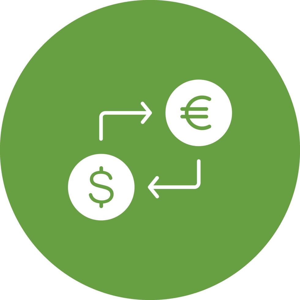 dólar para euro ícone vetor imagem. adequado para Móvel aplicativos, rede apps e impressão meios de comunicação.