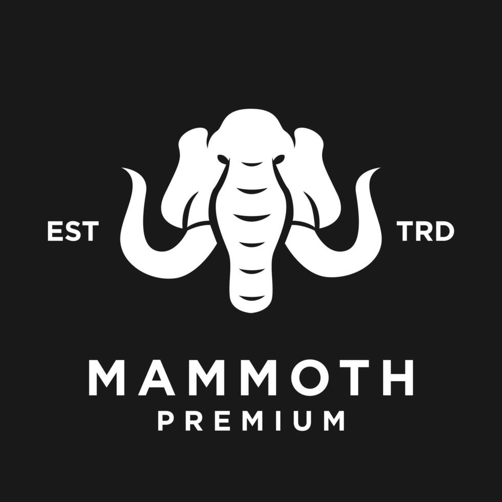 mamute logotipo ícone Projeto ícone ilustração vetor