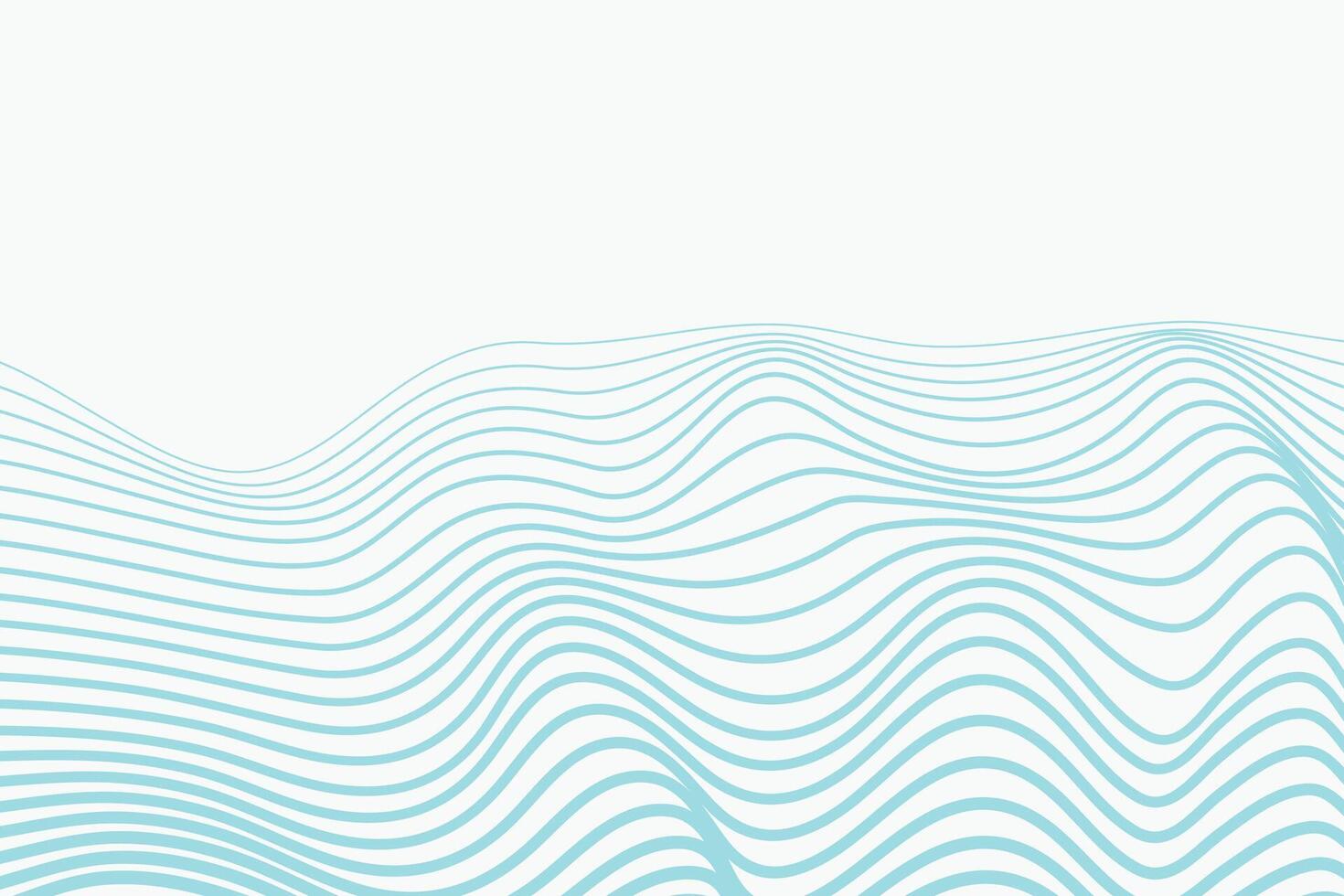 fundo abstrato da onda da linha azul vetor