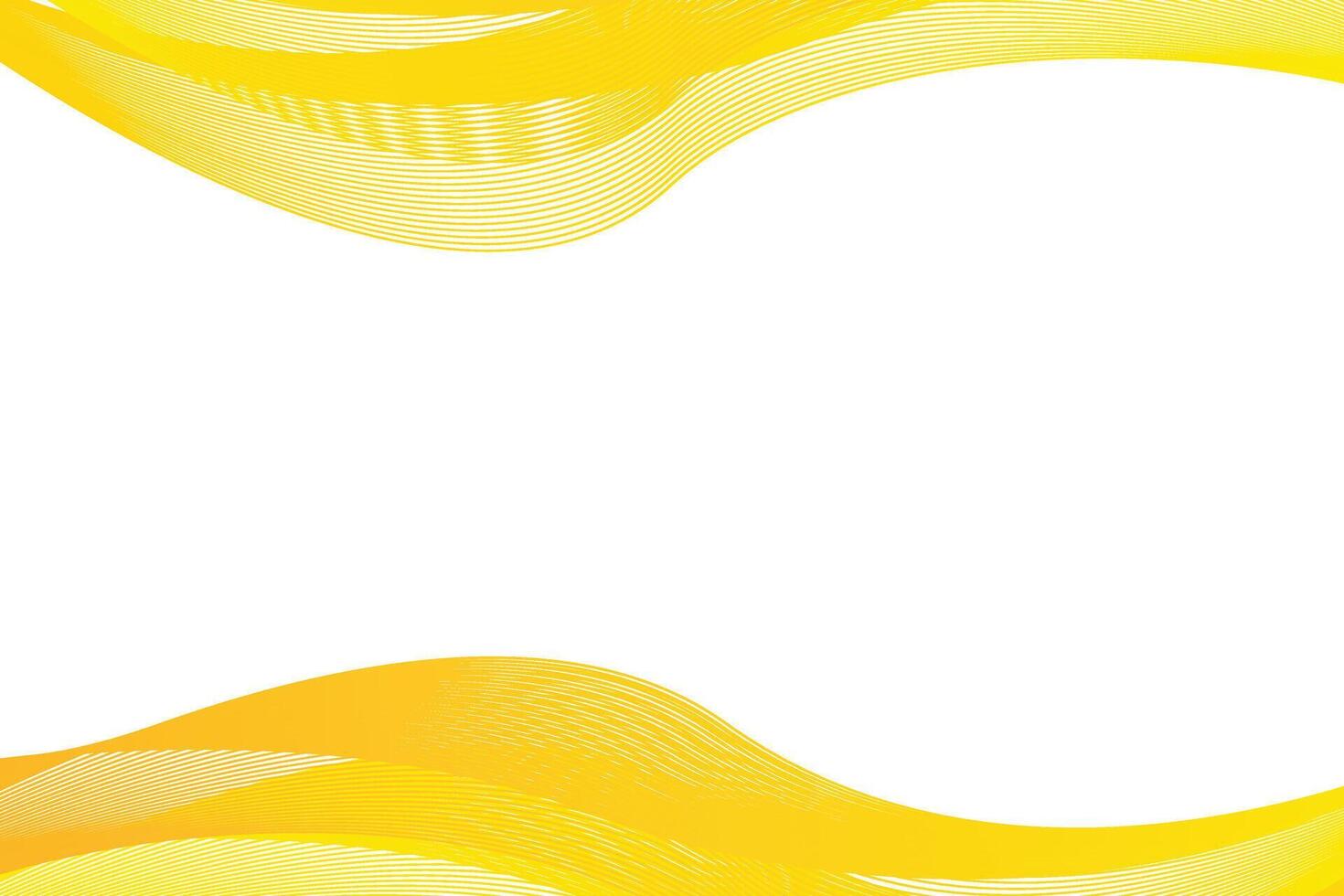abstrato amarelo branco onda fundo Projeto modelo vetor