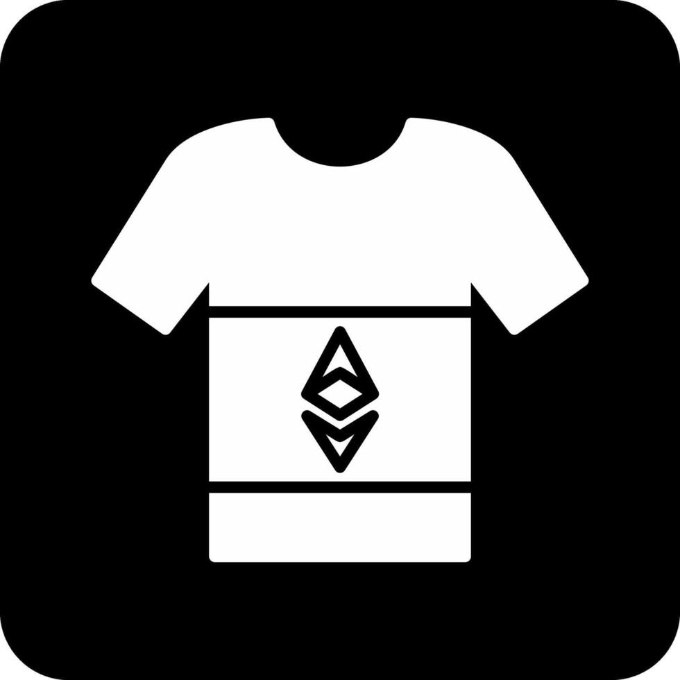 ethereum camiseta vecto ícone vetor