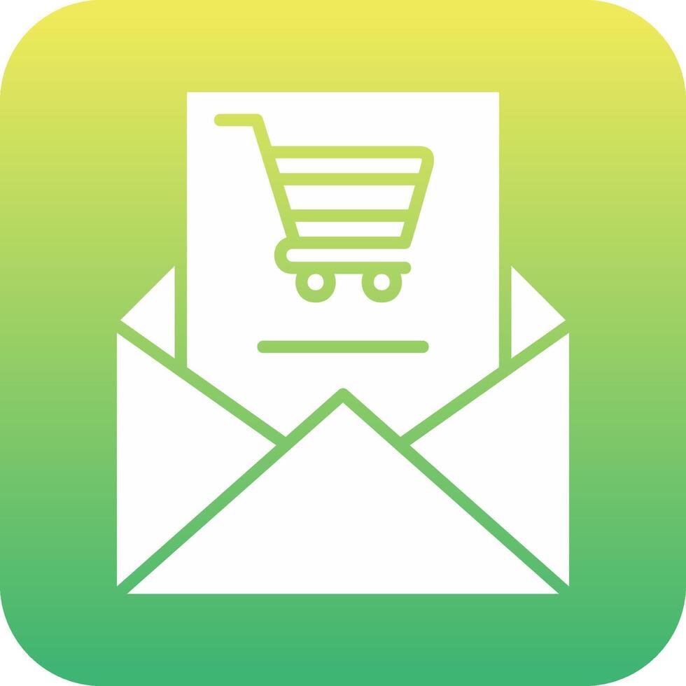 compras o email vecto ícone vetor