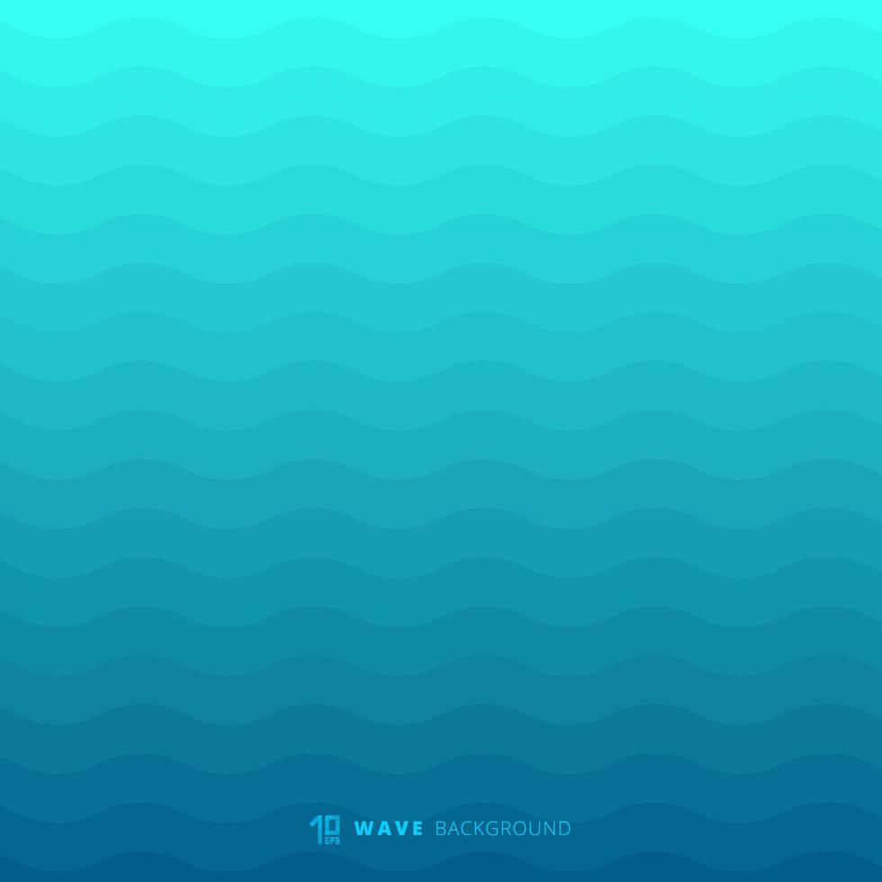 ondas azuis abstratas linhas fundo subaquático e textura vetor