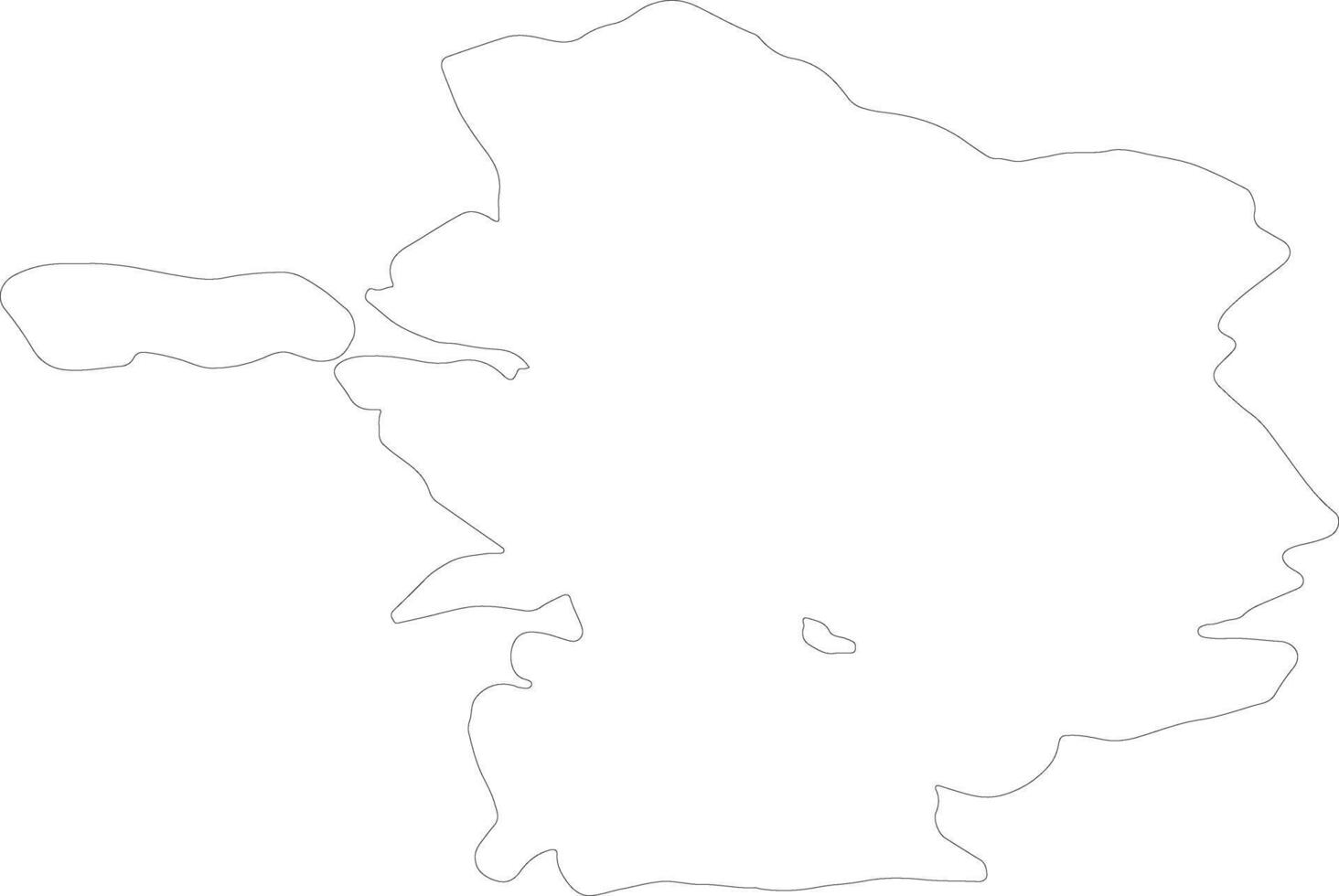 laane Estônia esboço mapa vetor