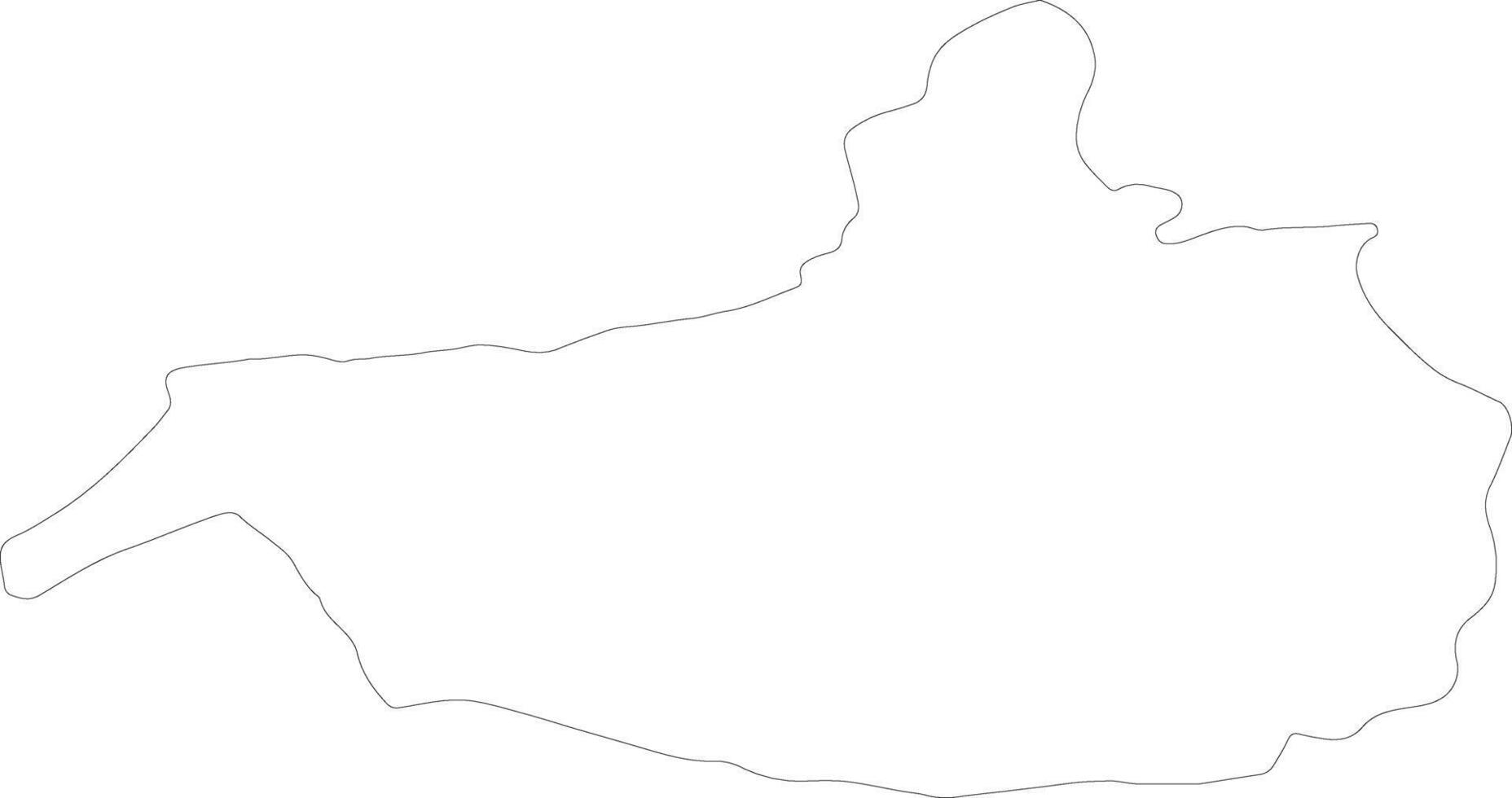 Nangarhar Afeganistão esboço mapa vetor