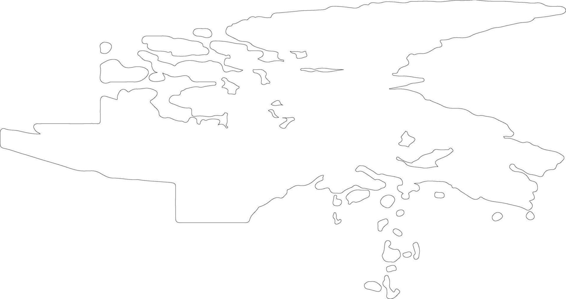 Nunavut Canadá esboço mapa vetor