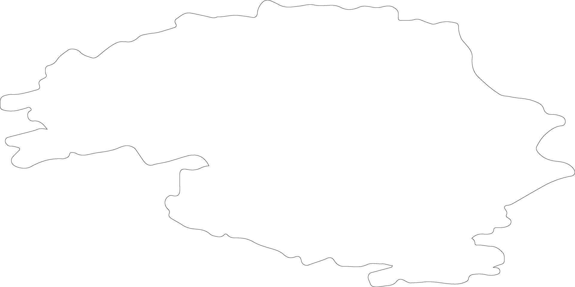 perthshire e kinross Unidos reino esboço mapa vetor