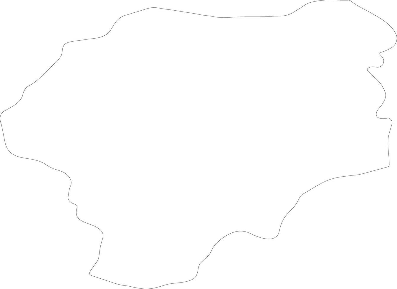 bistrita-nasaud romênia esboço mapa vetor
