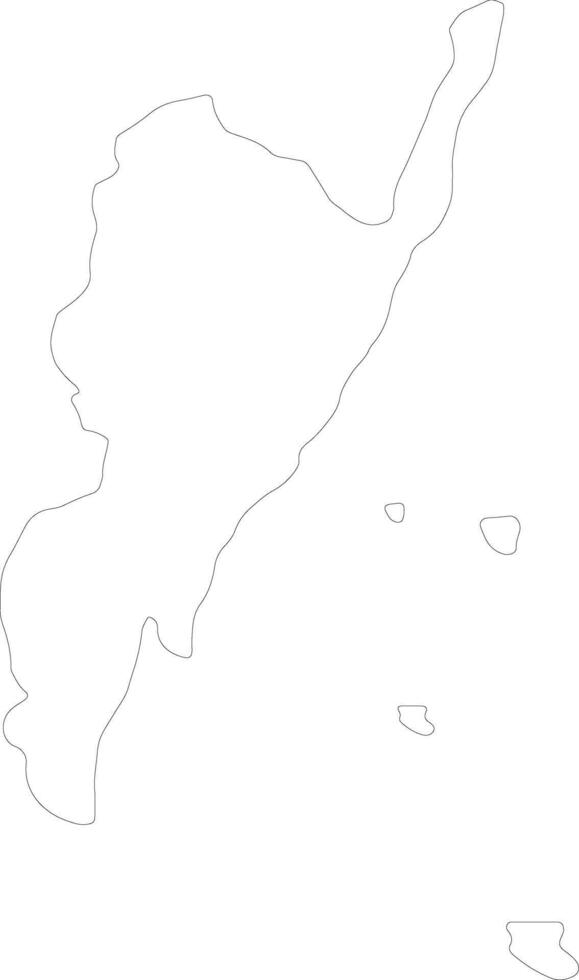 Taitung Taiwan esboço mapa vetor