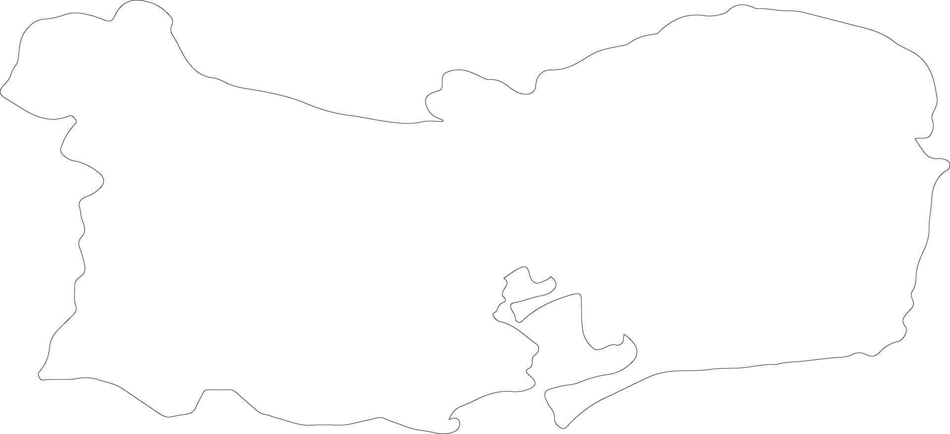 tulcea romênia esboço mapa vetor