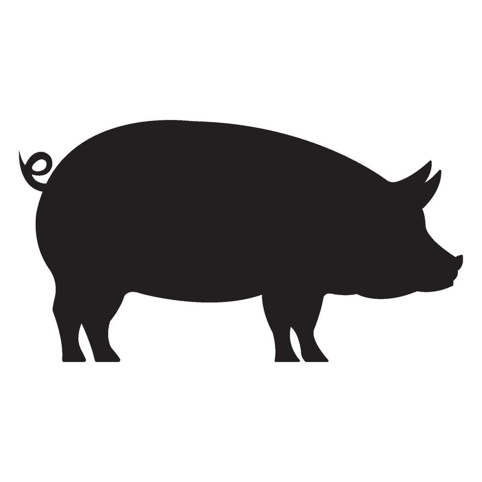 porco ícone logotipo vetor Projeto modelo